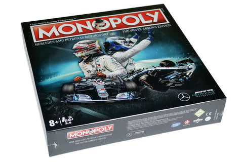 Mercedes Monopoly The Silver Arrows Edition Lewis Hamilton Valterri Bottas